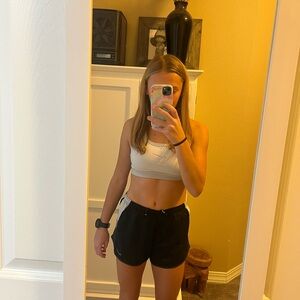 black nike athletic shorts